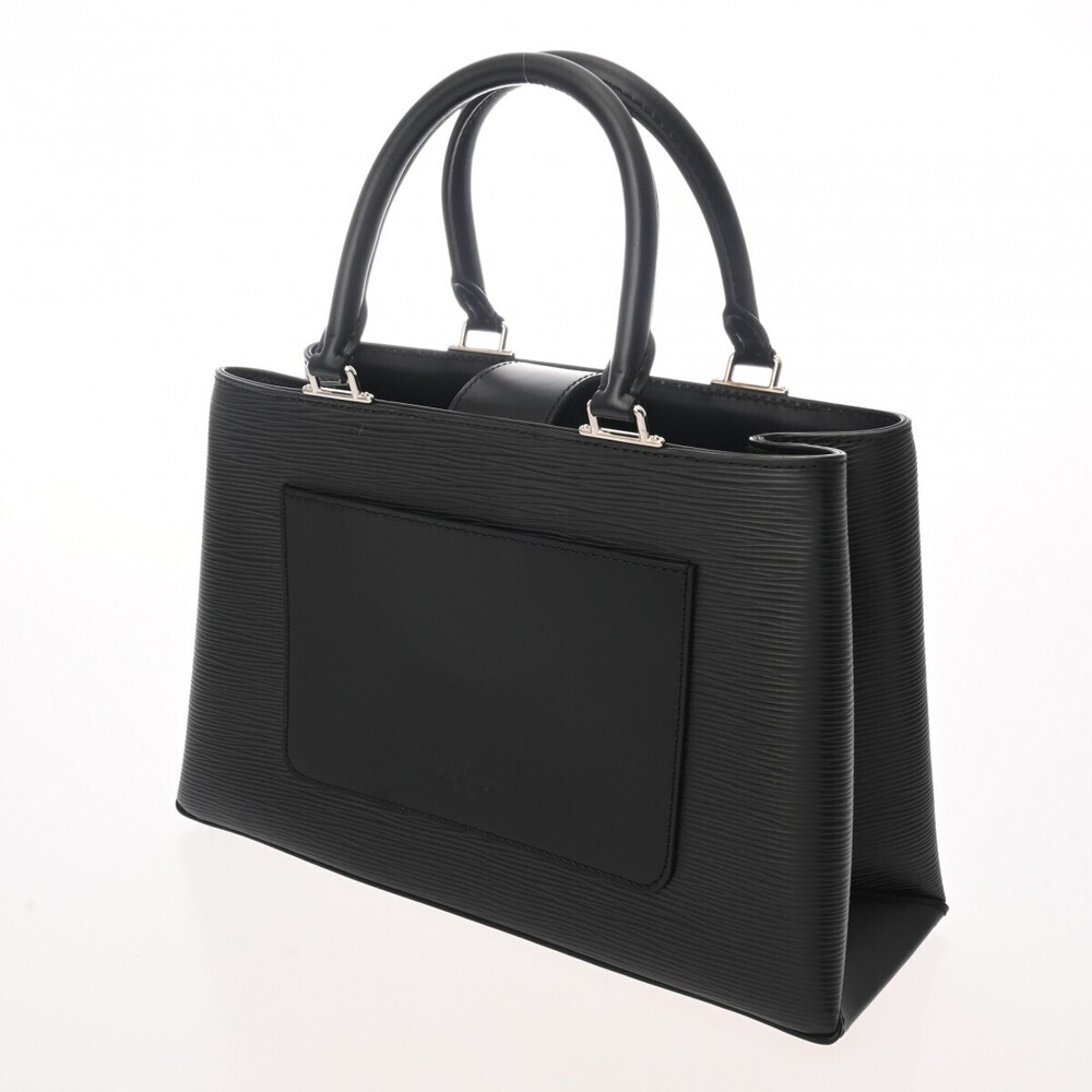 Louis Vuitton Leather Handbag Noir Kleber Epi Bag Black